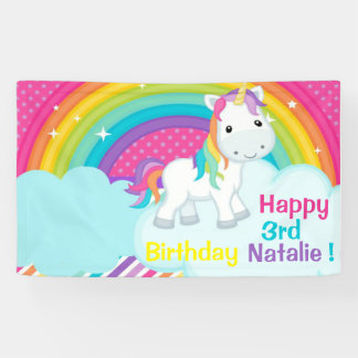 Cute Unicorn Vinyl Banner