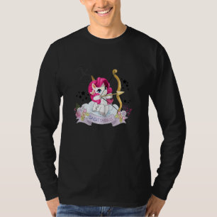 Cute Unicorn Zodiac Sagittarius Horoscope Women G T-Shirt