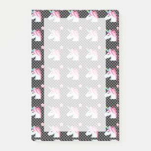 Cute Unicorns Flower Emoji Polka Dots Pattern Post-it Notes