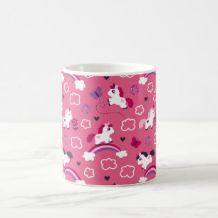 Cute Unicorns Pattern Coffee Mug