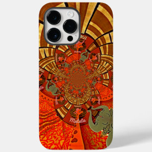 Cute Unique Giraffe Animal Hakuna Matata Design Case-Mate iPhone 14 Pro Max Case