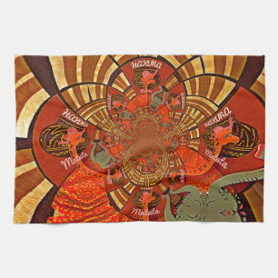 Cute Unique Giraffe Animal Hakuna Matata Design Kitchen Towel