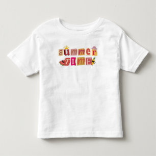 Cute Unique Summer Time Vacation Toddler T-shirt