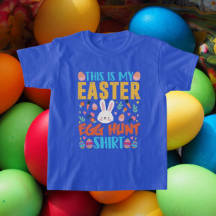 cute unisex kid Easter egg hunt T-Shirt