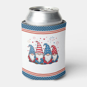 Cute USA American Gnomes Cartoon-68123 Can Cooler