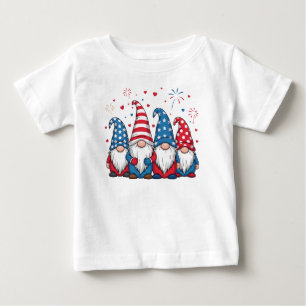 Cute USA American Gnomes Cartoon-68123 Hoodie Baby T-Shirt