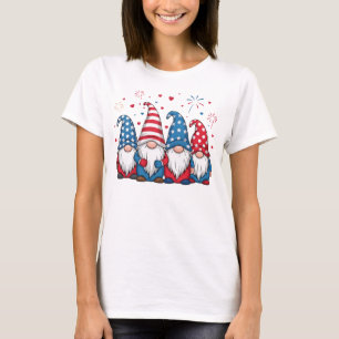 Cute USA American Gnomes Cartoon-68123 T-Shirt