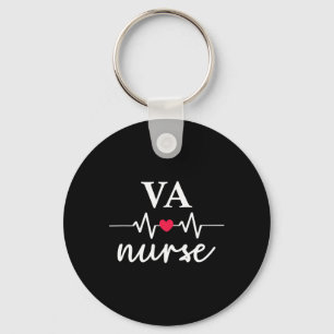Cute Va Nurse Rn Nursing Department  Keychain