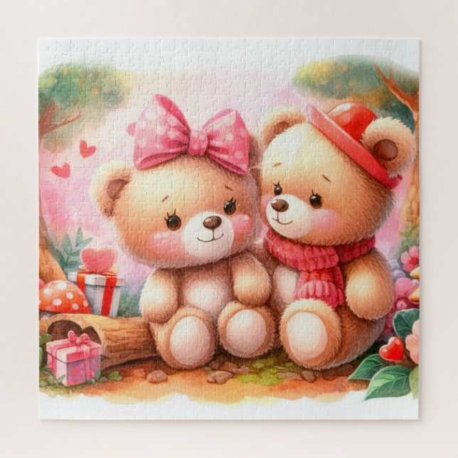 Cute Valentine Bears Jigsaw Puzzle (Vertical)