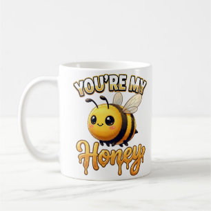 Cute Valentine Bee – You’re My Honey Coffee Mug