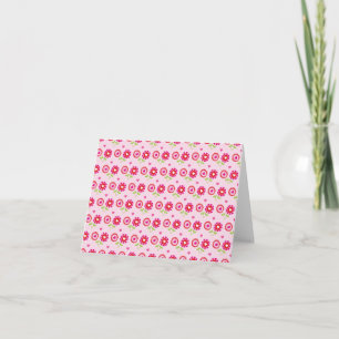 Cute Valentine Coeur Fleur Motif Rose Rouge