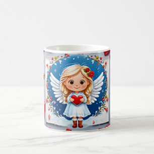 Cute Valentine day angel Coffee Mug