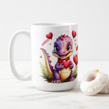 Cute Valentine Dragon Adorable Lovethemed Dragon