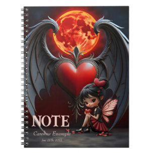 Cute Valentine Fairy  Notebook