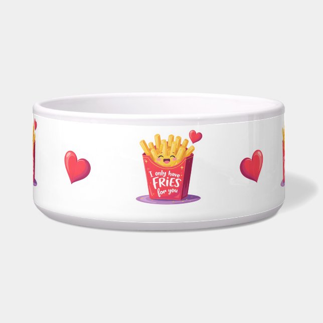 Cute Valentine French Fries Pun (Front)