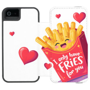 Cute Valentine French Fries Pun Incipio Watson™ iPhone 5 Wallet Case