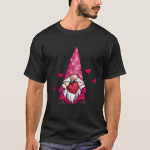 Cute Valentine Gnome Holding Strawberry For Kids G T-Shirt