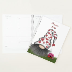 Cute Valentine Gnome Planner