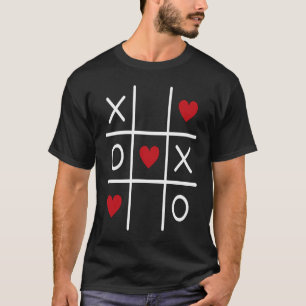 Cute Valentine Hearts Game Valentine's Day Romance T-Shirt