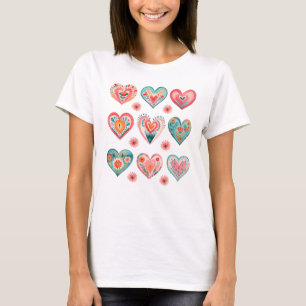 Cute Valentine Hearts T-Shirt