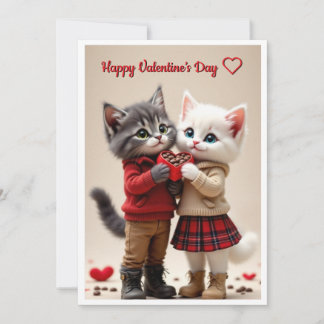 Cute Valentine’s Day Card – Tom & Luna