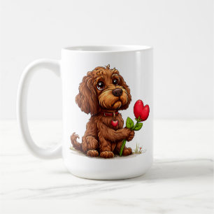 Cute Valentine’s Day dog Coffee Mug