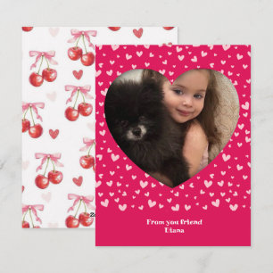 ❤️ Cute Valentine’s Photo Card for Kids