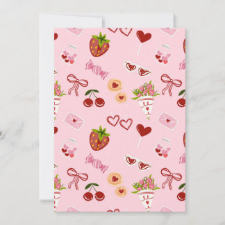 Cute Valentine Seamless Pattern – Hearts Invitation