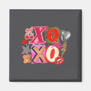 Cute Valentine Xoxo Funny Valentine Hearts Lover G Magnet