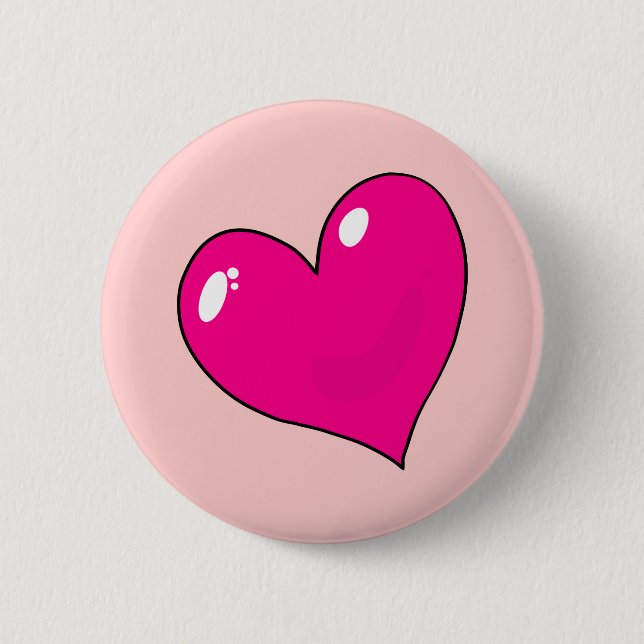 Cute Valentines 2 Inch Round Button (Front)