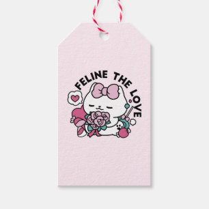 Cute Valentine's Cat Design – Feline the Love Gift Tags