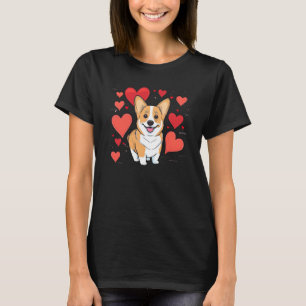 Cute Valentines Corgi Cool Pembroke Welsh Corgi  1 T-Shirt
