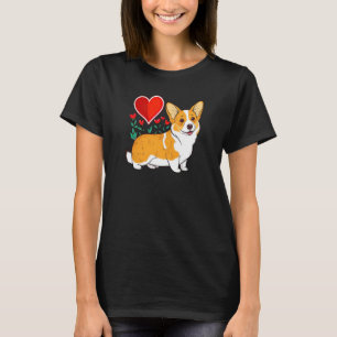 Cute Valentines Corgi Cool Pembroke Welsh Corgi  5 T-Shirt