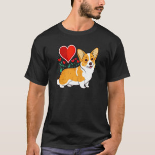 Cute Valentines Corgi Cool Pembroke Welsh Corgi  5 T-Shirt
