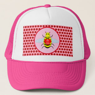 Cute Valentines Day Bee Trucker Hat