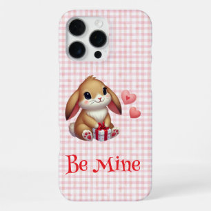 Cute Valentine's Day bunny rabbit iPhone 16 Pro Max Case