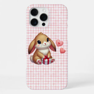 Cute Valentine's Day bunny rabbit  iPhone 16 Pro Max Case