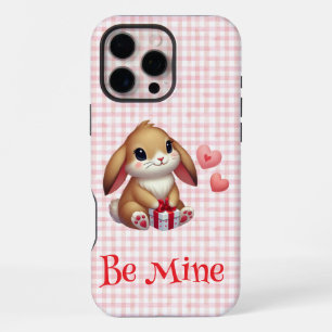 Cute Valentine's Day bunny rabbit iPhone 16 Pro Max Case