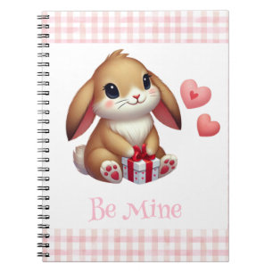 Cute Valentine's Day bunny rabbit Notebook