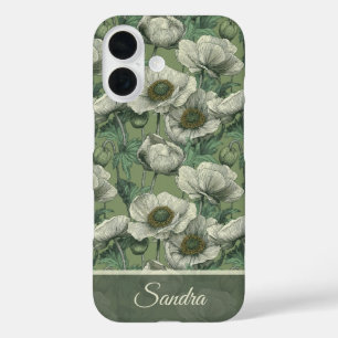 Cute Valentine'S Day Gift Anemones Floral Custom iPhone 16 Case