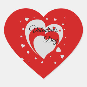 Cute Valentine's Day  Heart  Sticker