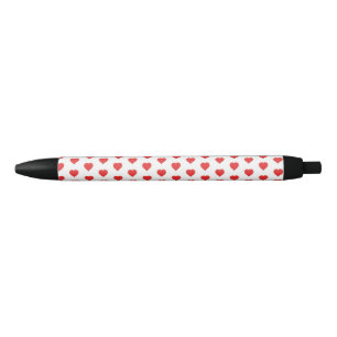 Cute Valentine's Day Heart Whimsical Black Ink Pen