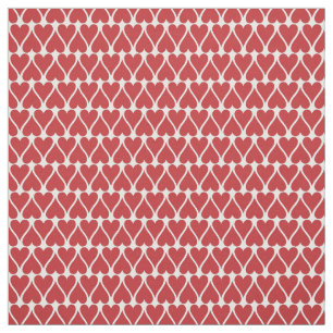 Cute Valentine's Day Hearts Pattern Fabric