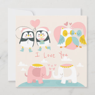 Cute Valentine's Day Holiday Card