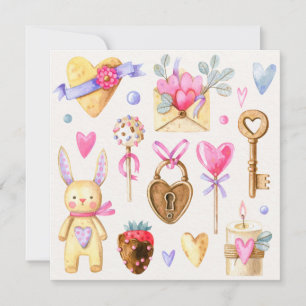 Cute Valentine's Day Holiday Card