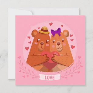 Cute Valentine's Day Holiday Card