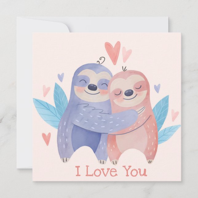 Cute Valentine's Day Holiday Card (Front)