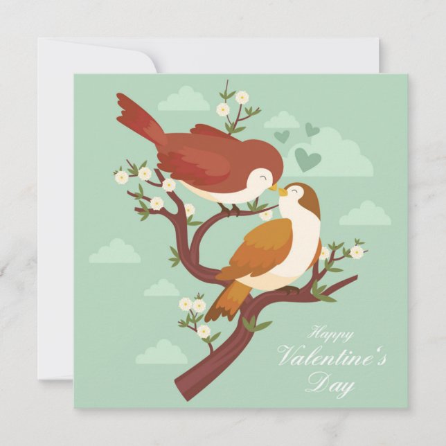 Cute Valentine's Day Holiday Card (Front)