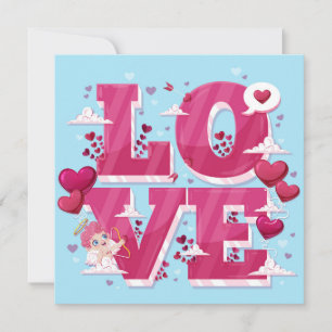 Cute Valentine's Day Holiday Card