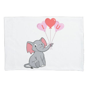 cute Valentine's Day I love you heart Pillowcase